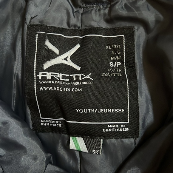 ARCTIX Youth Small Navy Snowpants - Picture 9 of 9